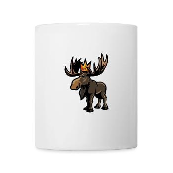 Moose Comic Crown - Mug - white - Front