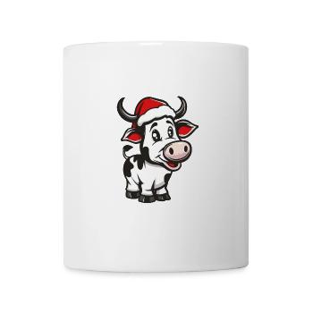 Kuh Weihnachten - Tasse - Weiß - Vorne