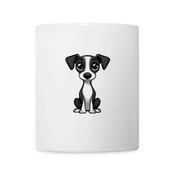Whippet Chien Comique Bébé - Mug blanc - blanc - Devant