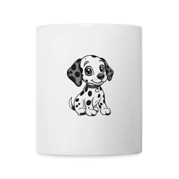 Chien Dalmatien Bande Dessinée Bébé - Mug blanc - blanc - Devant