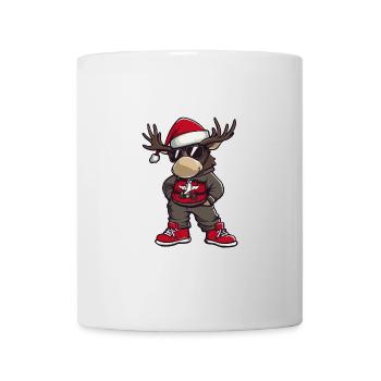 Elch Weihnachten X-Mas - Tasse - Weiß - Vorne