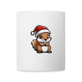 Squirrel Christmas Christmas - Mug - white - Front