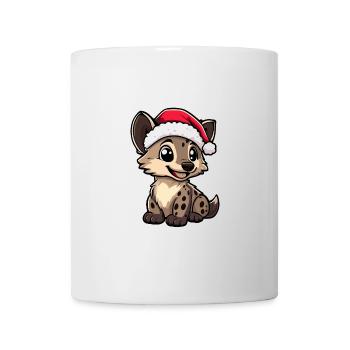 Hyène Noël Noël - Mug blanc - blanc - Devant