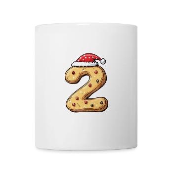 2 Numéro Noël - Mug blanc - blanc - Devant