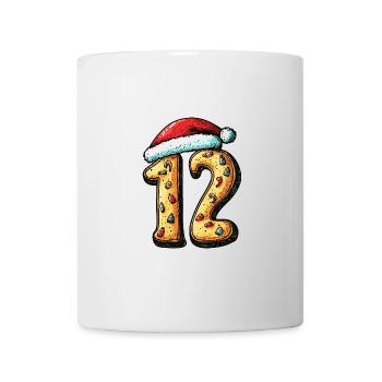 12 Numéro Noël - Mug blanc - blanc - Devant