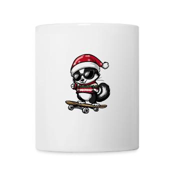 Stinktier Weihnachten Lustig - Tasse - Weiß - Vorne