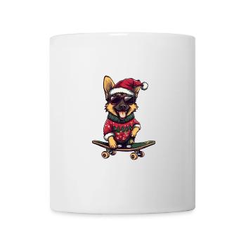 German Shepherd Christmas Funny - Mug - white - Front