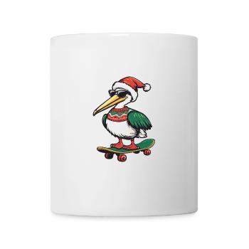 Pelikan Vogel Weihnachten Lustig - Tasse - Weiß - Vorne