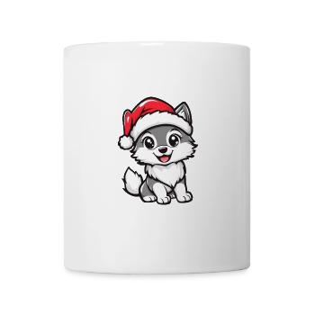 Wolf Christmas Cute - Mug - white - Front