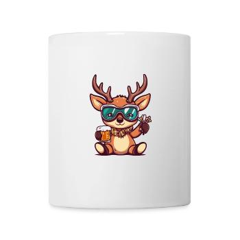 Hirsch Ski Beer - Mug - white - Front