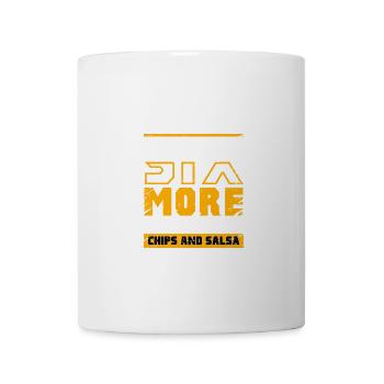 En espérant six semaines de plus de frites et de salsa - Mug blanc - blanc - Devant