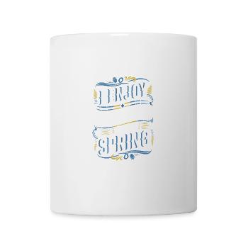 Ich genieße Margaritas am meisten im Frühling - Tasse - Weiß - Vorne
