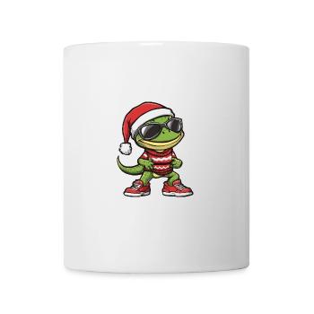 Lizard Gecko Christmas Cool X-Mas - Mug - white - Front