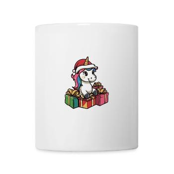 Unicorn Christmas Comic Gifts - Mug - white - Front