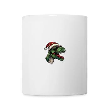 Dinosaur T-Rex Christmas Funny - Mug - white - Front