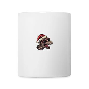 Dinosaurier stegosaurus Weihnachten Lustig - Tasse - Weiß - Vorne