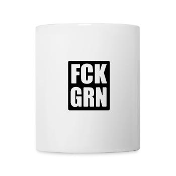 FCK GRN - Grüne nein Danke - Partei - Wahl - Tasse - Weiß - Vorne
