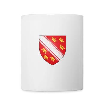 Blason de l'Alsace - Mug blanc - blanc - Devant