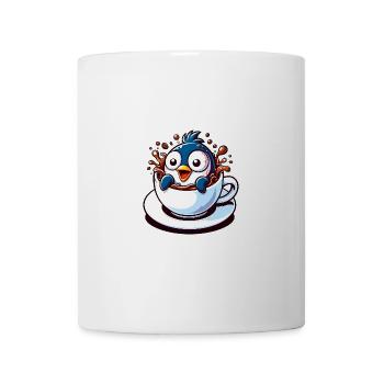 Funny Penguin Coffee Caffeine Lover - Mug - white - Front