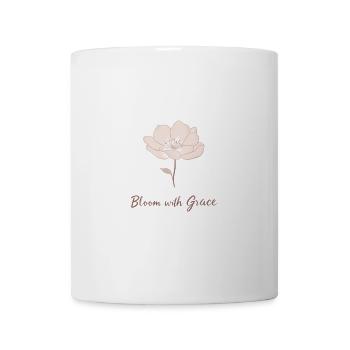 Bloom with Grace Floral - Mug - white - Front