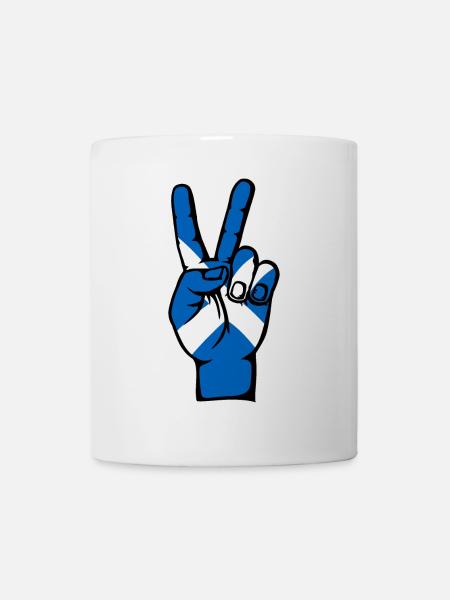 Drapeau de l’Ecosse, Symbole de la Victoire, De La Paix - Mug blanc - blanc
