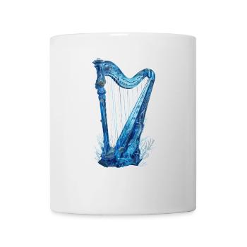 Fisch Harfe - Tasse - Weiß - Vorne