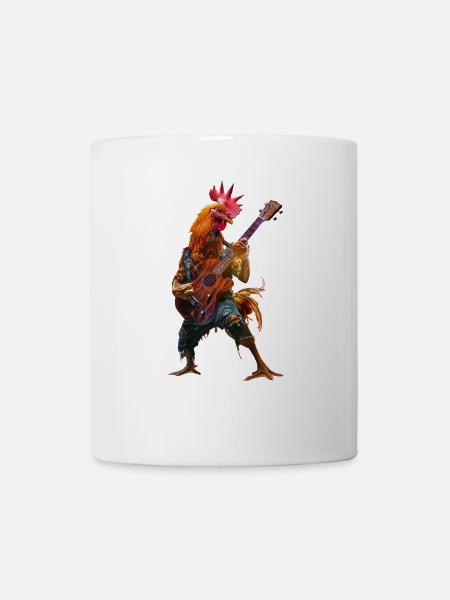 Hahn Ukulele - Tasse - Weiß