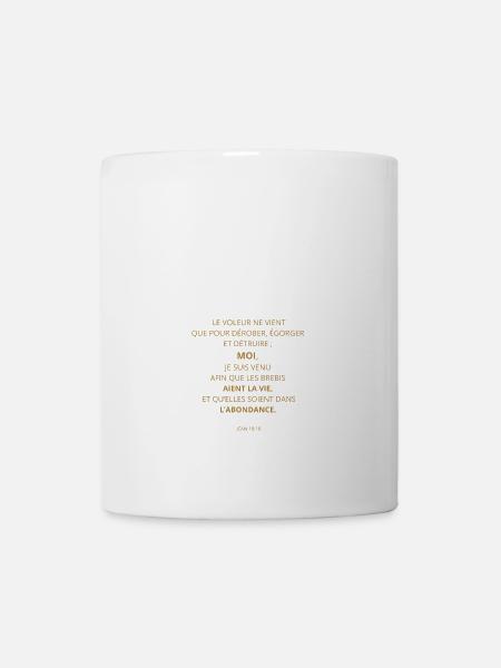 JEAN 10 : 10 VERSET DE LA BIBLE - Version or - Mug blanc - blanc