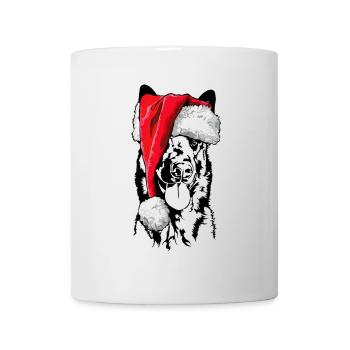 Santa Malinois Christmas St. Nicholas Dogs Wilsigns - Mug - white - Front