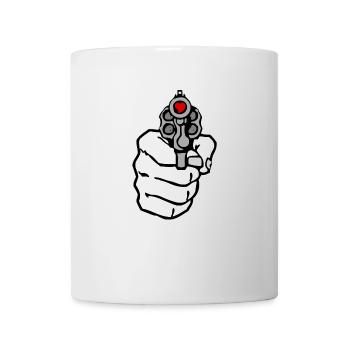 love shot - Mug blanc - blanc - Devant