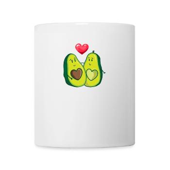 Avocados in love - Avocado love - Mug - white - Front