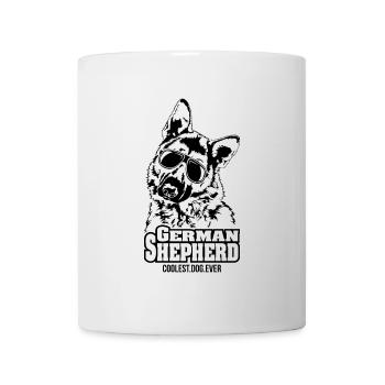 BERGER ALLEMAND chien le plus cool de tous les temps Chien disant chiens - Mug blanc - blanc - Devant