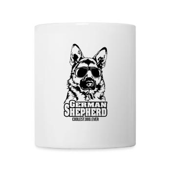 BERGER ALLEMAND chien le plus cool de tous les temps Chien disant chiens - Mug blanc - blanc - Devant
