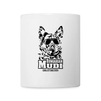 HUNGARIAN MUDI coolest dog ever Dog saying dogs - Mug - white - Front