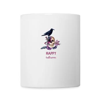 the crow and the skull - Tasse - Weiß - Vorne