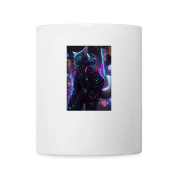 cyber cat - Tasse - Weiß - Vorne