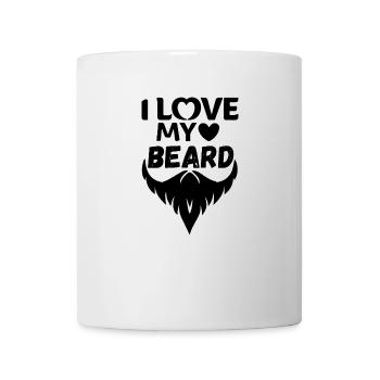 I love my beard - Mug - white - Front