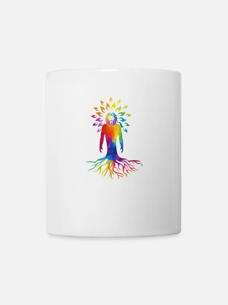 Symbol des kleinsten gemeinsamen Nenners der Natur - Tasse - Weiß