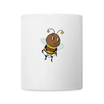 Baby-Hummel mit Windel - Tasse - Weiß - Vorne