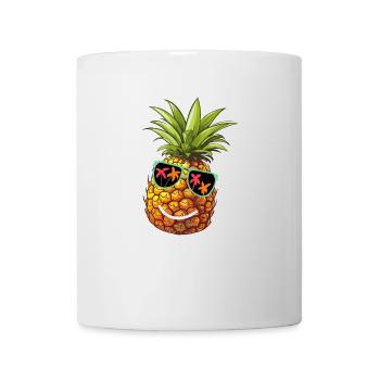 Madame Ananas - Mug blanc - blanc - Devant