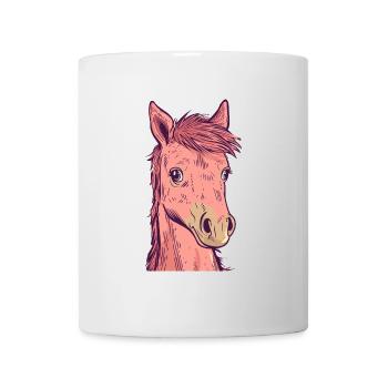 Pferd Ross Ponyhof - Tasse - Weiß - Vorne