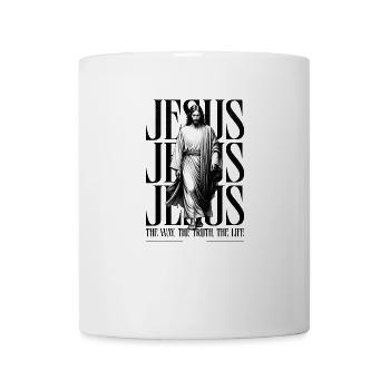 Walking Jesus – Faith & Hope Christ - Mug - white - Front