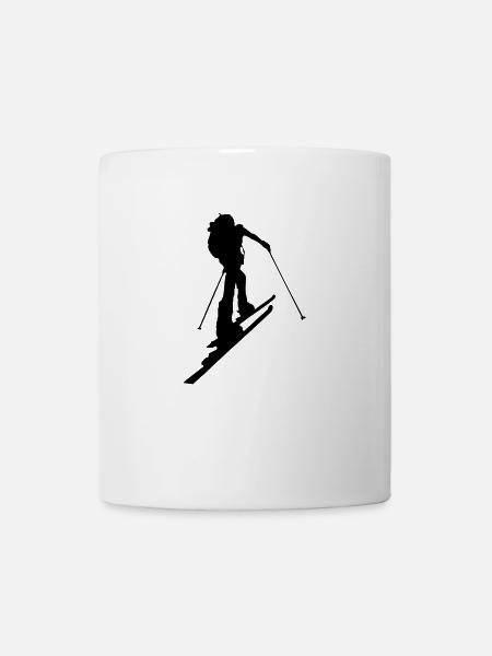 Ski touring - Tasse - Weiß