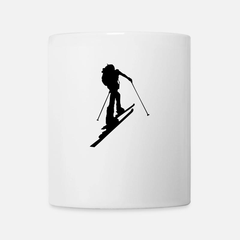 Ski touring - Tasse - Weiß