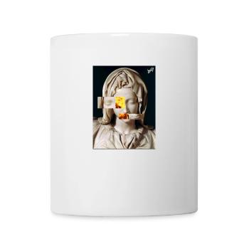 Pietà Michelangelo Fiamme - Mug blanc - blanc - Devant