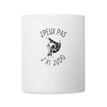 J'peux pas, j'ai judo - Mug blanc - blanc - Devant