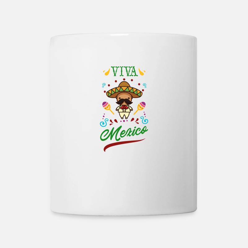 Viva Mexico Es lebe Mexiko Sombrero - Tasse - Weiß