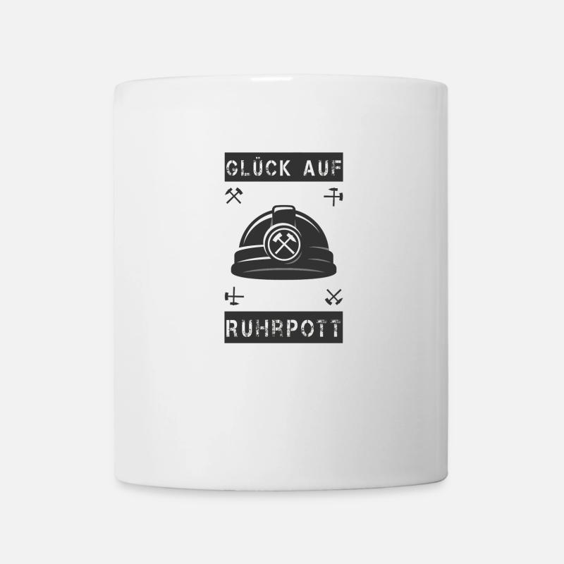 Glück auf. Ruhrpott - Tasse - Weiß