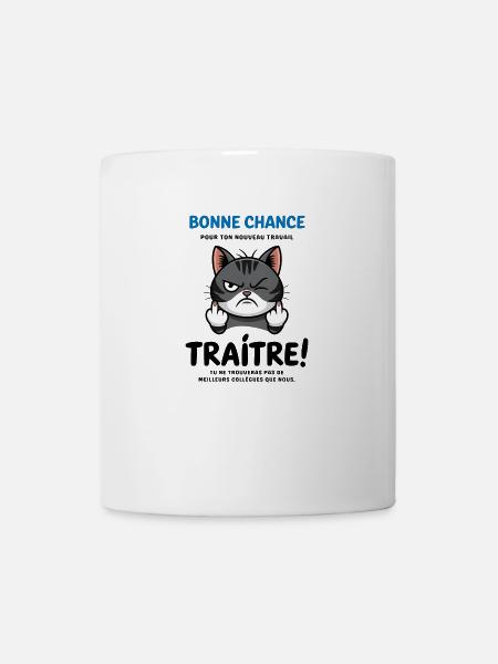 Auf Wiedersehen, Verräter, Kollege - Tasse - Weiß