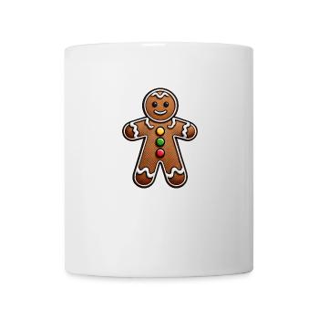 Lebkuchenmann - Tasse - Weiß - Vorne